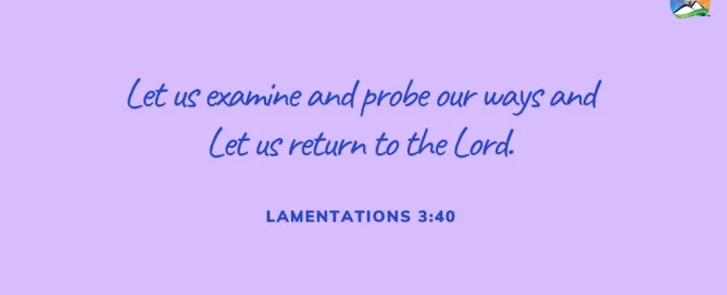 The 5 Steps of the “Examen” of our Conscious - Daily Devotion
