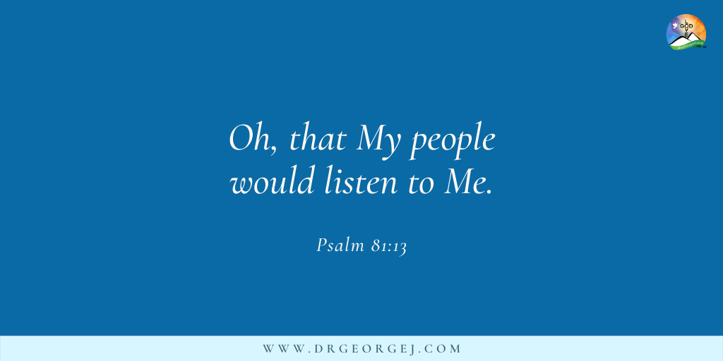 Listen To Me - Daily Devotion