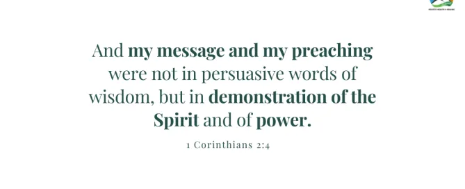 It is time to walk in Holy Spirit power