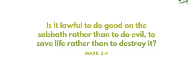 Jesus is Lord of the sabbath DrGeorgeJ Daily Devotion