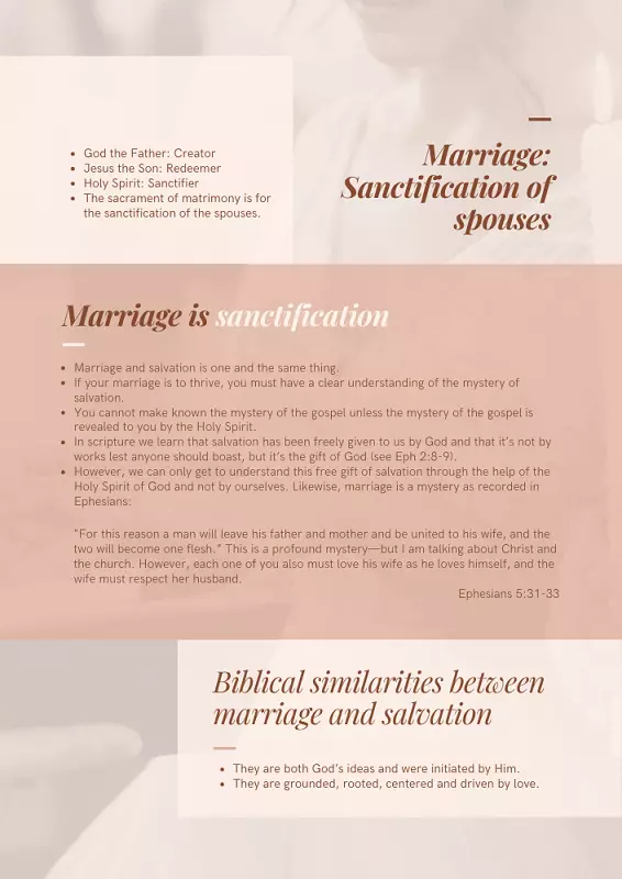 Sanctity of Marriage 5