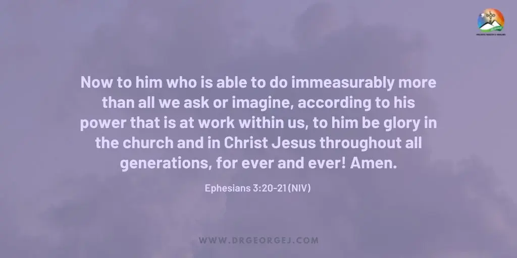 Ephesians 3:20-21 (NIV) Daily Devotion Scripture