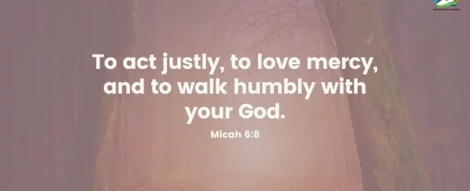 Micah 6:8 Daily Devotion Scripture