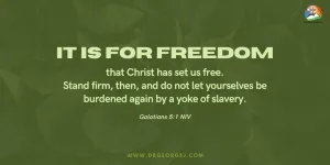 Galatians 5:1 NIV Daily Devotion - February 23 2023