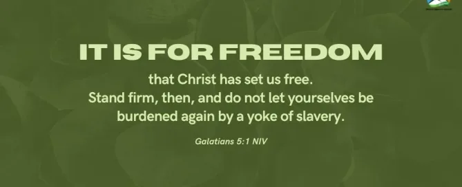 Galatians 5:1 NIV Daily Devotion - February 23 2023
