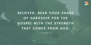 2 Timothy 1:8 Daily Devotion | march 18 2023