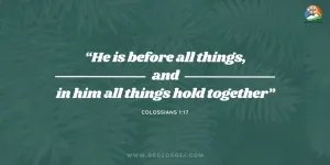 Colossians 1:17 Daily Devotion | March 23 2023