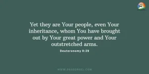 Deuteronomy 9:29 Daily Devotion March 3 2023