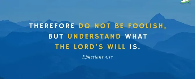 Ephesians 5:17 Daily Devotion