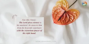Psalm 20:6 Daily Devotion | April 5, 2023