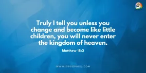Matthew 18:3 Daily Devotion_April 29 2023