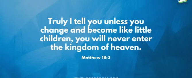 Matthew 18:3 Daily Devotion_April 29 2023
