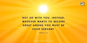 Matthew 20:26 Daily Devotion | April 13 2023