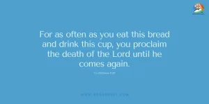 1 Corinthians 11:26 Daily Devotion - May 8 2023
