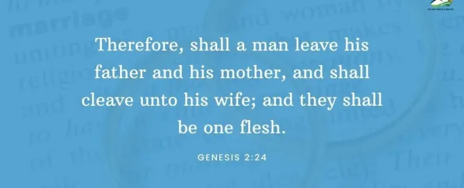 Genesis 2:24 Daily Devotion - July 7, 2023