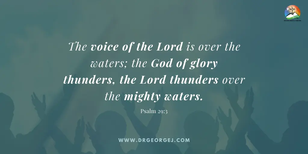 Psalm 29:3 Daily Devotion | July 28 2023