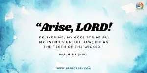 Psalm 3:7 (NIV) Daily Devotion | July 12 2023