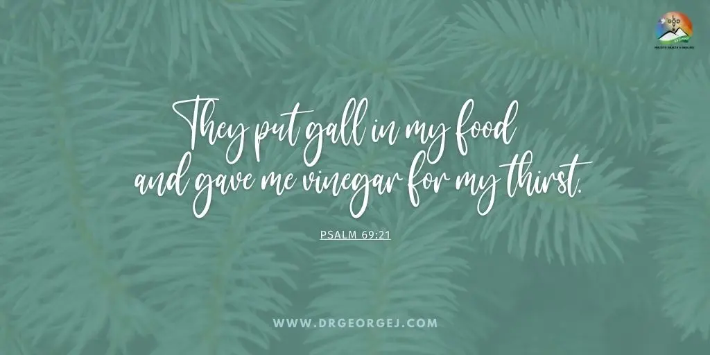 Psalm 69:21 Daily Devotion | July 15 2023