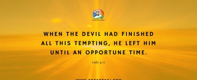 Luke 4:13 Daily Devotion | August 25 2023