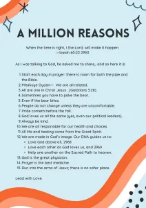 A Million Reasons