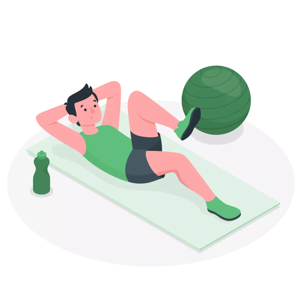 Exercise on most days