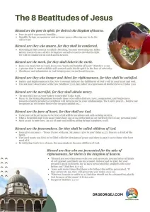 The 8 Beatitudes of Jesus