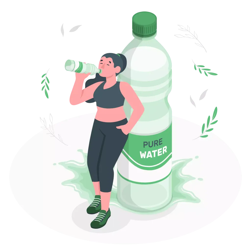 Filtered, bottled or spring water