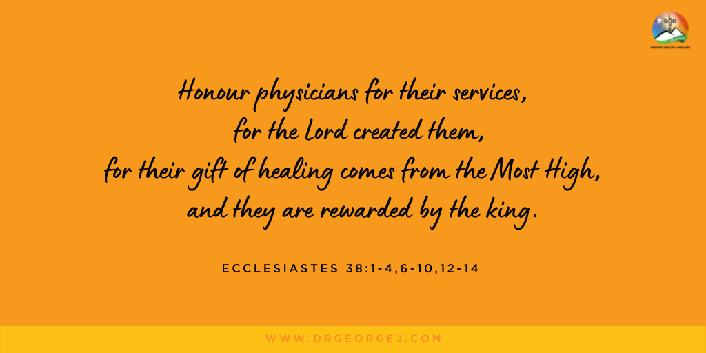 Honoring the Physicians - Daily Devotion