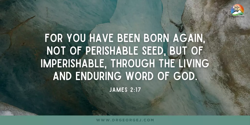 A New Birth - DrGeorgeJ Daily Devotion