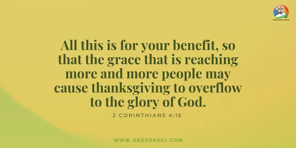 2 Corinthians 4:15 Daily Devotion Scripture