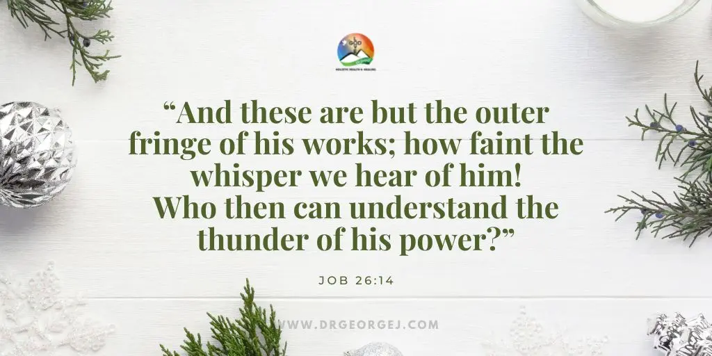 Job 26:14 Daily Devotion Scripture
