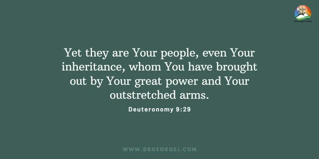 Deuteronomy 9:29 Daily Devotion March 3 2023