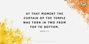 Matthew 27:51 Daily Devotion | April 7, 2023