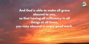 2 Corinthians 9:8 Daily Devotions | April 16 2023