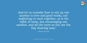 Hebrews 10:24-25 Daily Devotion - May 6 2023