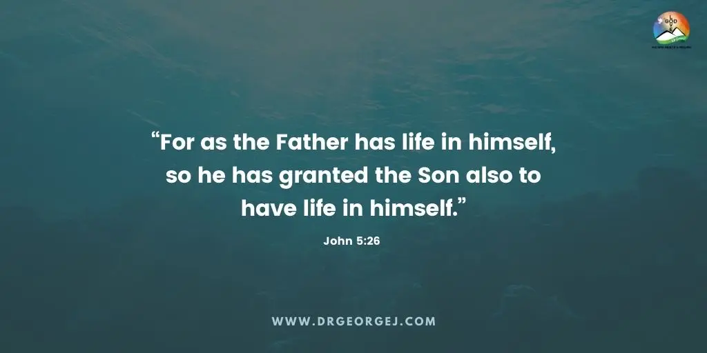 John 5:26 Daily Devotion - May 30 2023