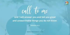 Jeremiah 33:3 Daily Devotion - May 15 2023