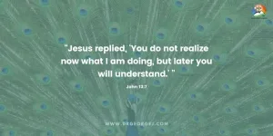 John 13:7 Daily Devotion - May 19 2023