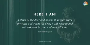 Revelation 3:20 Daily Devotion - May 28 2023