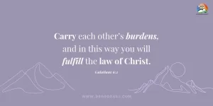 Galatians 6:2 Daily Devotion - June 3 2023
