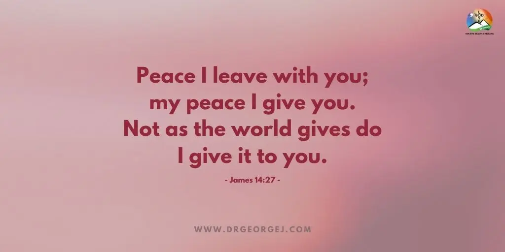 James 14:27 Daily Devotion - June 5 2023