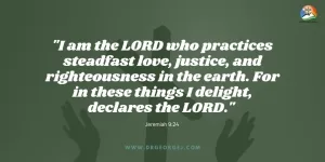 Jeremiah 9:24 Daily Devotion - June 29, 2023