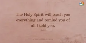 John 14:26 Daily Devotion - June 6 2023