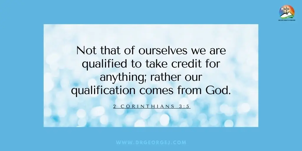 2 Corinthians 3:5 Daily Devotion - July 8, 2023