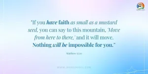 Matthew 17:20 Daily Devotion - July 6, 2023